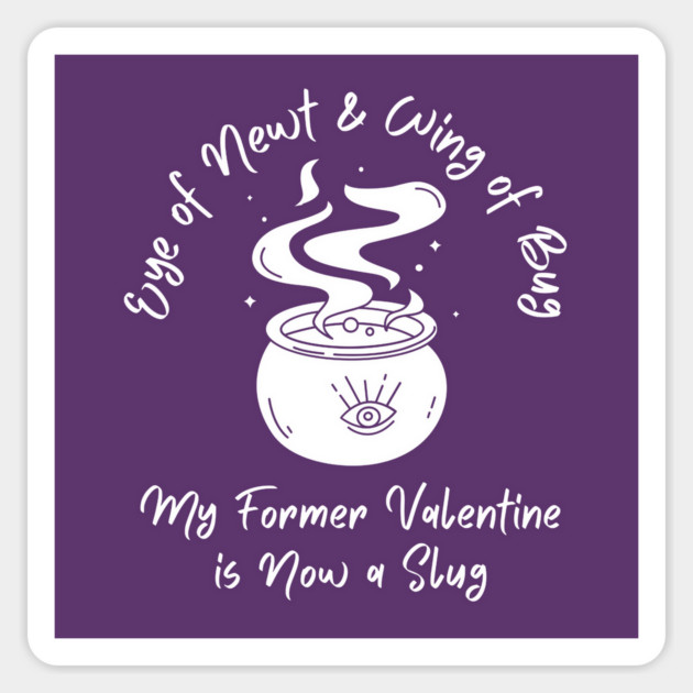 Anti Valentine's Day Funny Spell Cheeky Witch® Sticker by Cheeky Witch