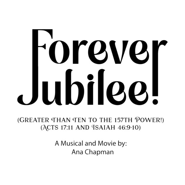 Forever Jubilee Black by Ana Chapman Productions