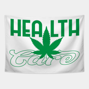 Health Care Weed Tapestry