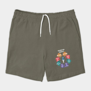 You May Ask Yourself Talking Heads Once In A Lifetime Classic Retro Vintage Pie Chart Shorts