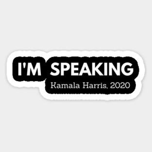 I'm Speaking, Kamala, Harris, black history Magnet
