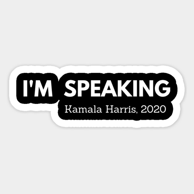 I'm Speaking, Kamala, Harris, black history Magnet by UrbanLifeApparel