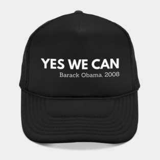 Yes we can,  Barack Obama,  Black History Hat