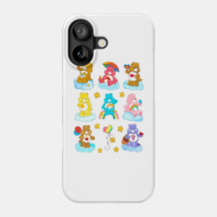 Care Bear Rainbow Nostalgic 80s Retro Vintage Childhood Cartoon Phone Case