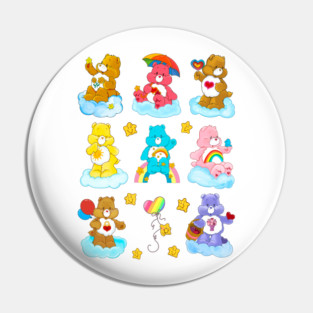 Care Bear Rainbow Nostalgic 80s Retro Vintage Childhood Cartoon Pin