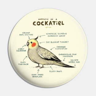 Anatomy of a Cockatiel Pin