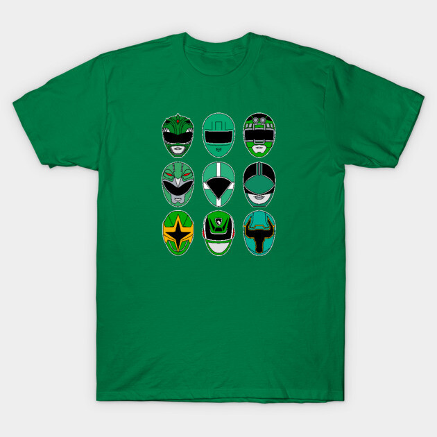 Forever Green Power Rangers T-Shirt TeePublic