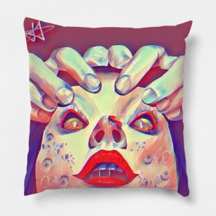 Beauty in the Eyes of the Bee Holder Pillow