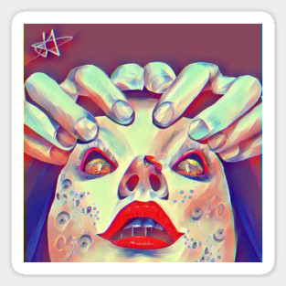 Beauty in the Eyes of the Bee Holder Sticker