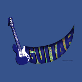 Guitar Ribbon T-Shirt