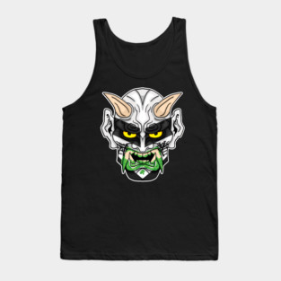 The Great Muta - White Oni Tank Top