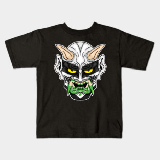 The Great Muta - White Oni Kids T-Shirt