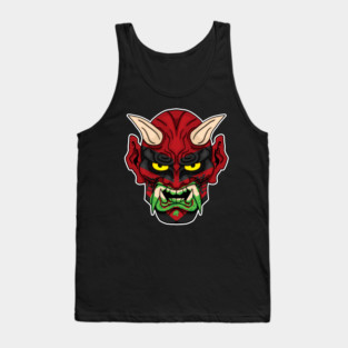 The Great Muta - Red Oni Tank Top