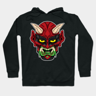 The Great Muta - Red Oni Hoodie