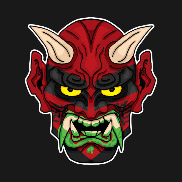 The Great Muta - Red Oni by Mark Out Market