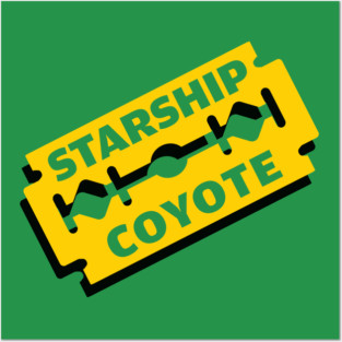 Starship Coyote Posters and Art