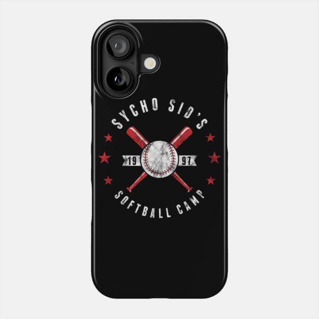 Sycho Sid Softball Camp Phone Case by Mark Out Market