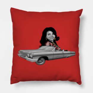 Lowrider chola Pillow