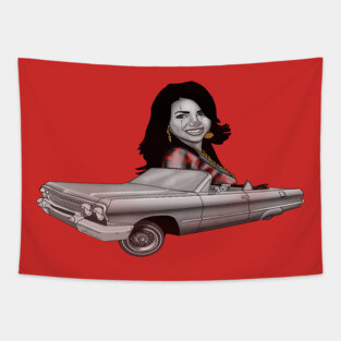 Lowrider chola Tapestry