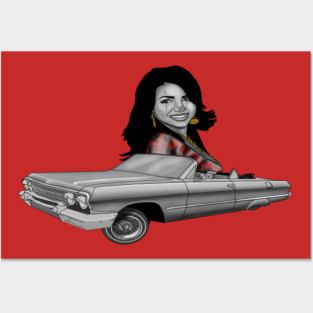 Lowrider chola Posters and Art