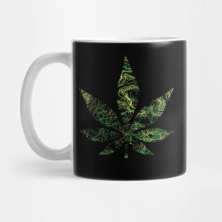 weed lines Mug