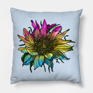 Pan Sunflower Pillow