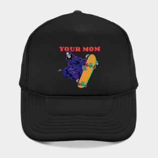 Your Mom Skeleton Meme Hat