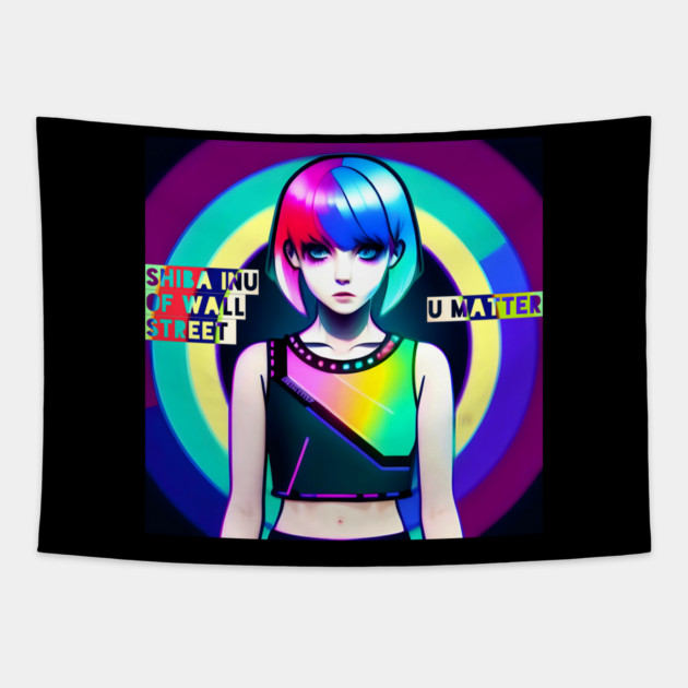 U Matter Tapestry by animegirlnft