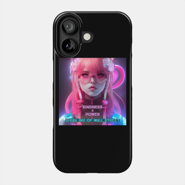 Kindness is Power Phone Case by animegirlnft