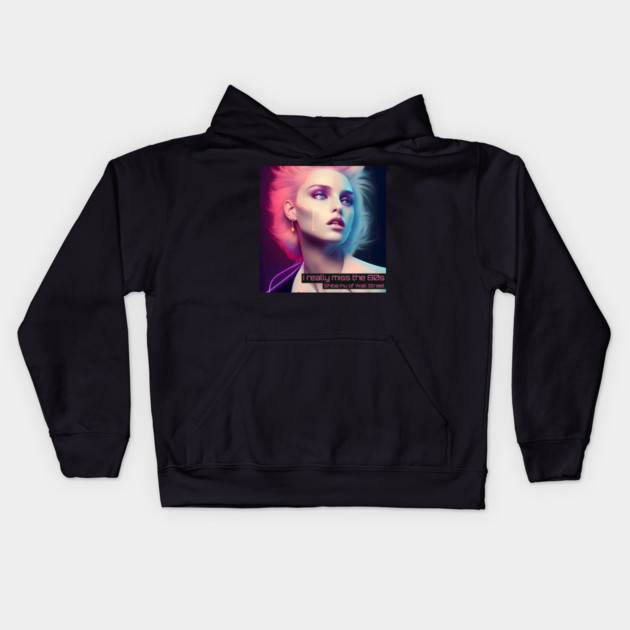 I really miss the 80s Kids Hoodie by animegirlnft