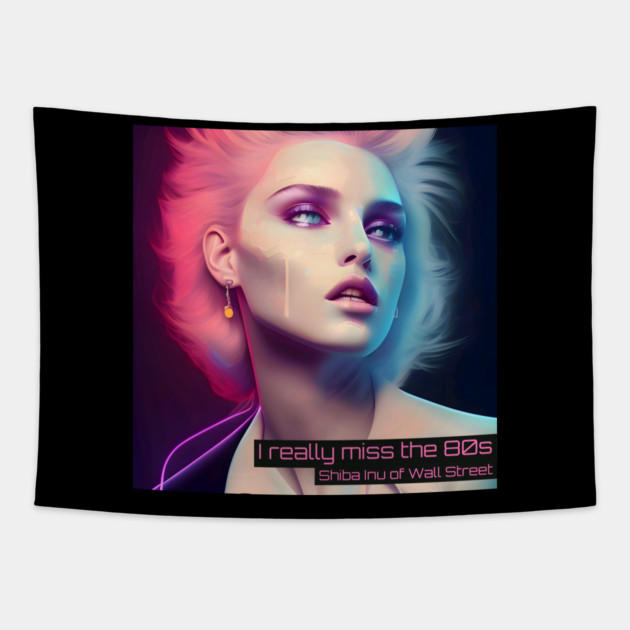I really miss the 80s Tapestry by animegirlnft
