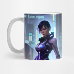 Cyberpunk Girl First Love Again Mug