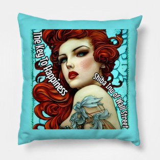 Tattoo is the key to happiness Pillow