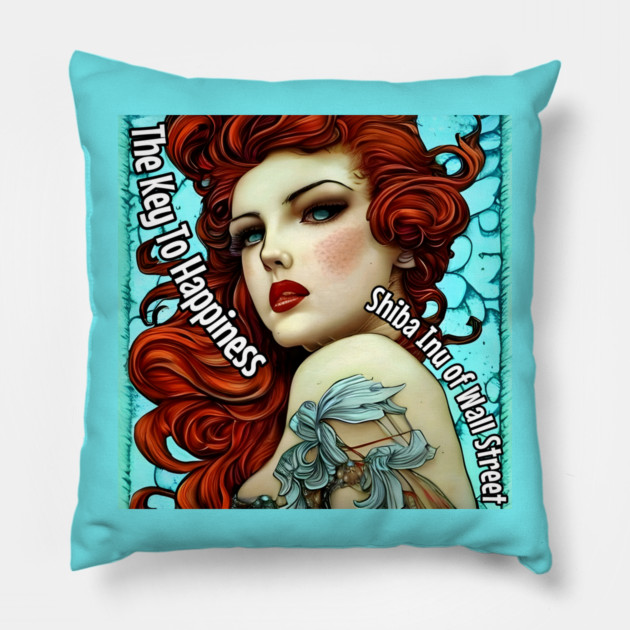Tattoo is the key to happiness Pillow by animegirlnft