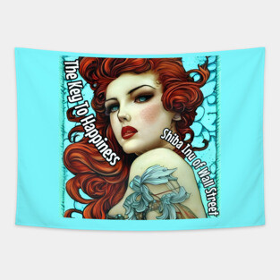 Tattoo is the key to happiness Tapestry