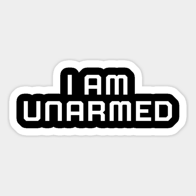 I am unarmed, Black lives matter, black history, protest Magnet by UrbanLifeApparel