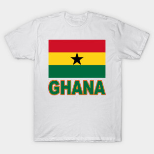 The Pride of Ghana - National Flag Design T-Shirt