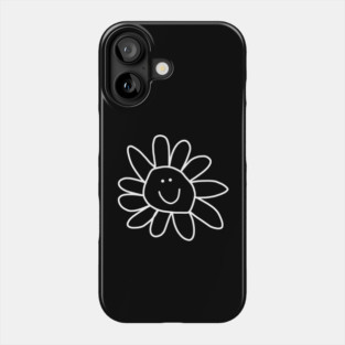 Daisy Doodle Flower Phone Case
