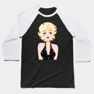 Marilyn Monroe Baseball T-Shirt