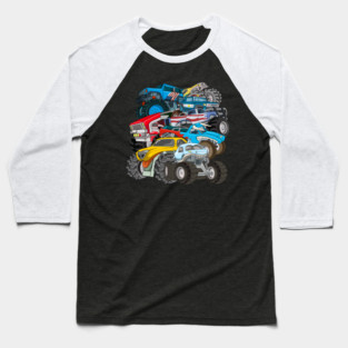 monster truck Baseball T-Shirt