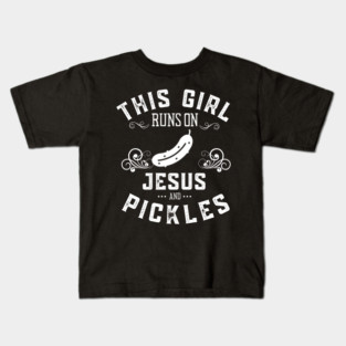 Just a Girl Who Loves Pickles Kids T-Shirt