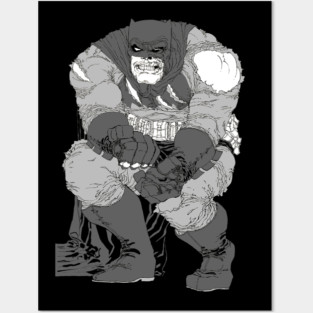 Dark Knight sketch variant Posters and Art