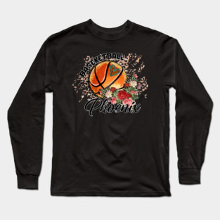 Aesthetic Pattern Phoenix Basketball Gifts Vintage Styles Long Sleeve T-Shirt