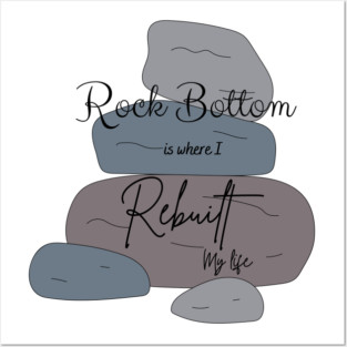 Rock bottom Posters and Art