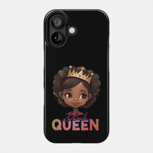 Black Queen, Black Queen, Black Woman, Black History Phone Case