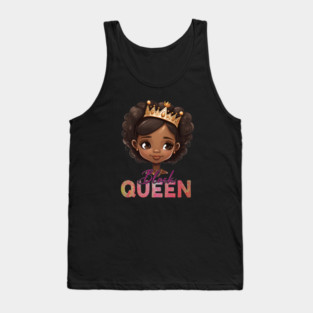 Black Queen, Black Queen, Black Woman, Black History Tank Top