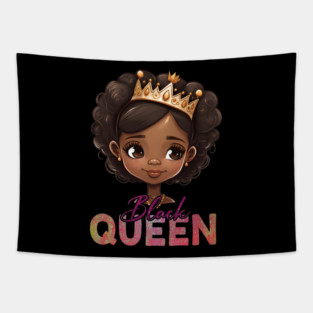 Black Queen, Black Queen, Black Woman, Black History Tapestry