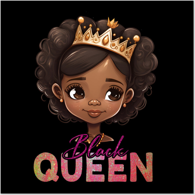 Black Queen, Black Queen, Black Woman, Black History Wall Art by UrbanLifeApparel