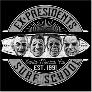 Ex Presidents Surf School Posters and Art