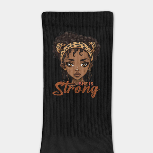 She is Strong, Black Girl, Black Queen, Black Woman, Black History by UrbanLifeApparel